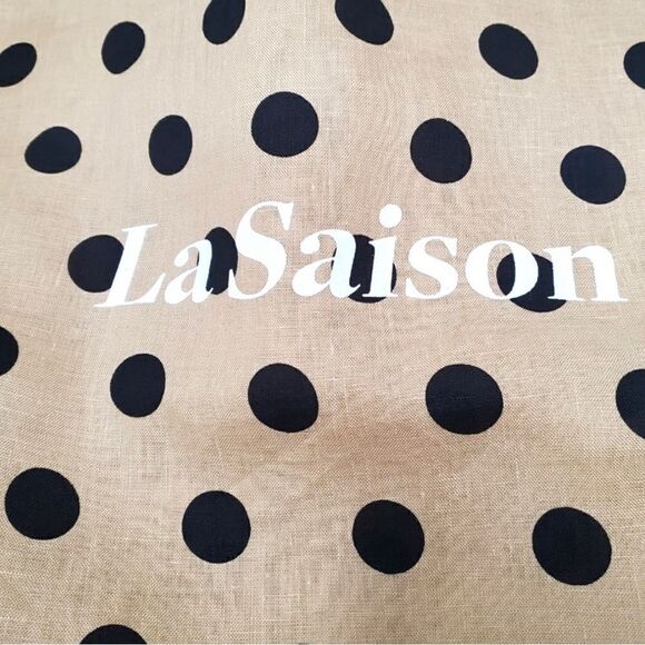 Faithful The Brand Tote Bag La Saison Polka Dot Handmade - Picture 5 of 15